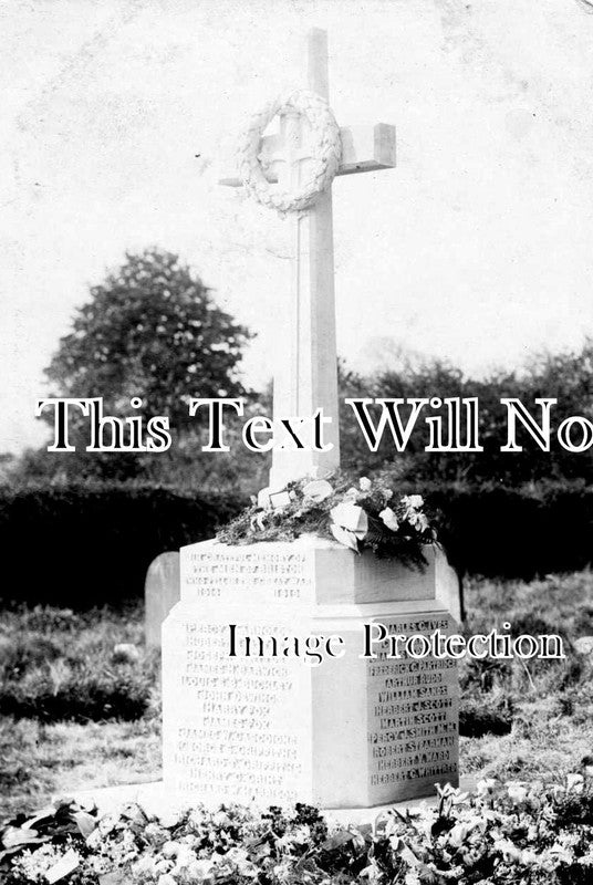 NF 539 - Briston WW1 War Memorial, Norfolk c1920