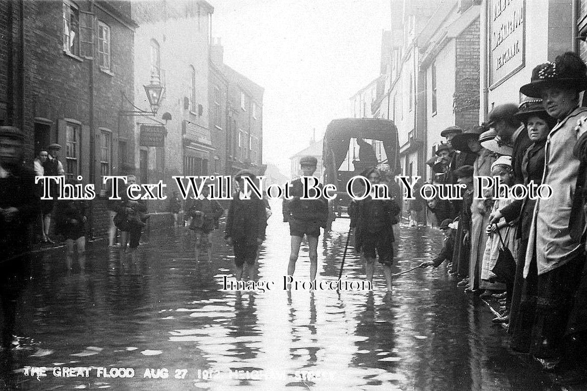 NF 54 - Heigham Street, Norwich Flood, Norfolk 1912