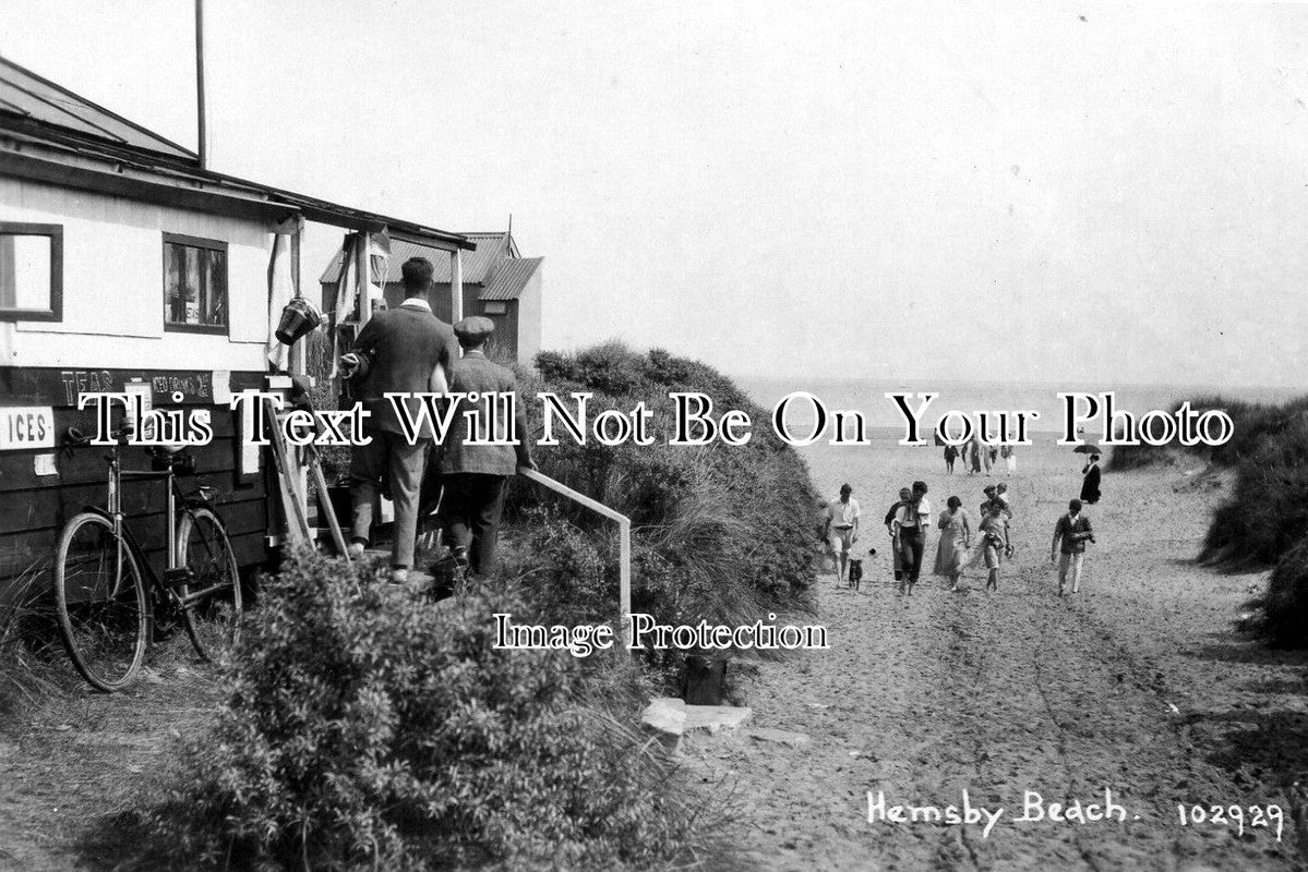 NF 550 - Hemsby Beach Near Great Yarmouth, Norfolk c1925
