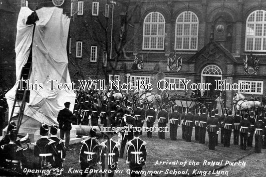 NF 572 - Opening Of King Edward VII Grammar School, Kings Lynn, Norfolk