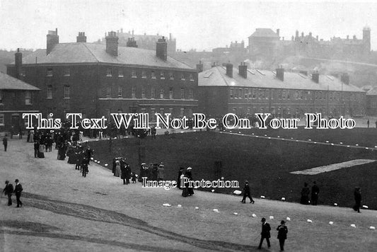 NF 603 - Norfolk Regiment Parade, Norwich, Norfolk c1906