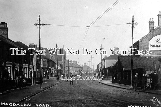 NF 61 - Police Station, Magdalen Road, Norwich, Norfolk c1915