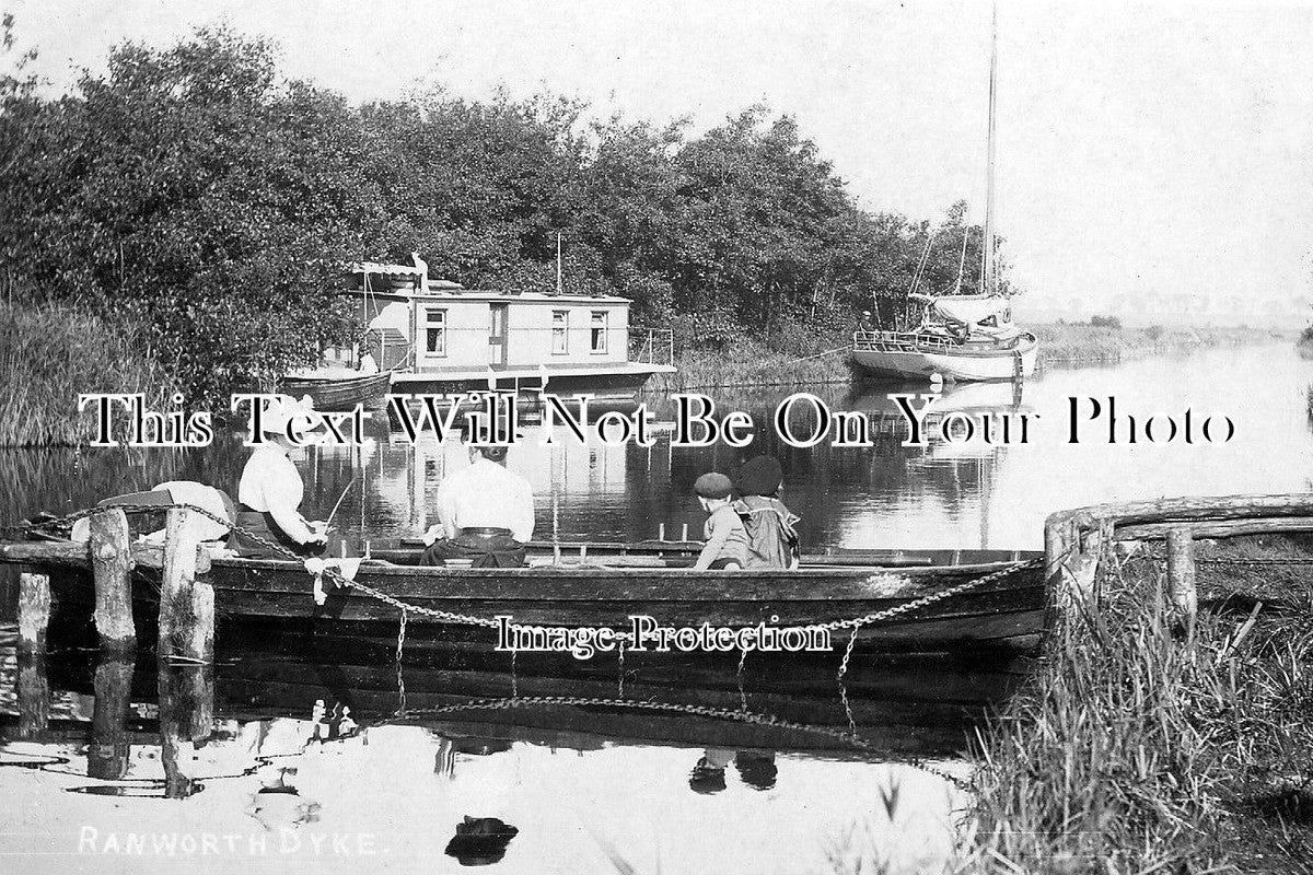 NF 611 - Ranworth Dyke, Ranworth Broad, Norfolk c1909