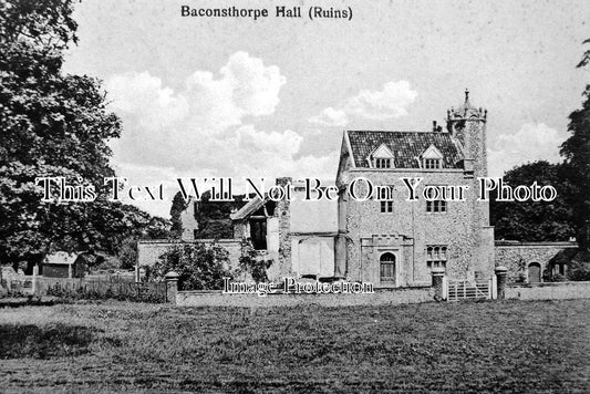 NF 617 - Baconsthorpe Hall (Ruins), Norfolk