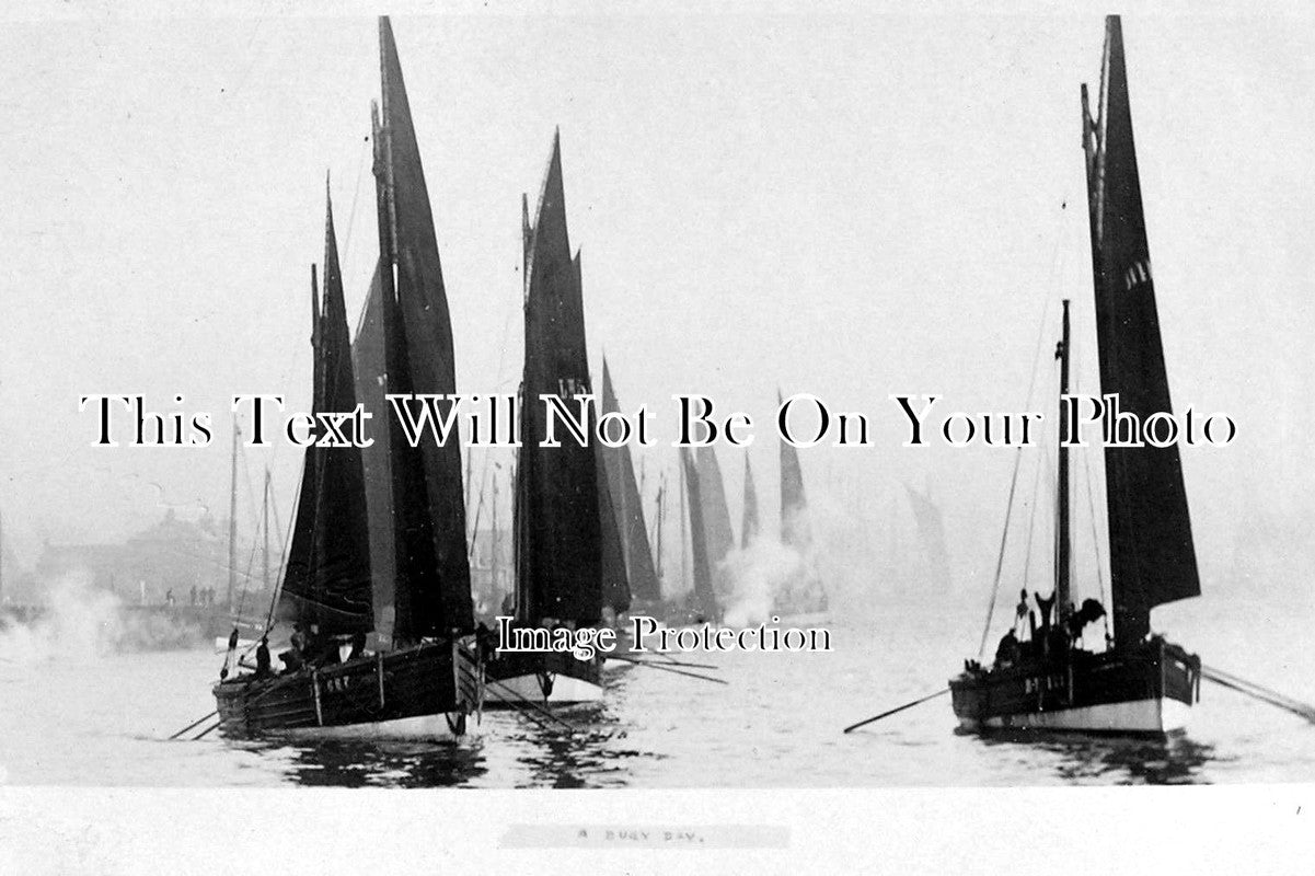 NF 626 - Sailing Barges At Gorleston On Sea, Norfolk c1910