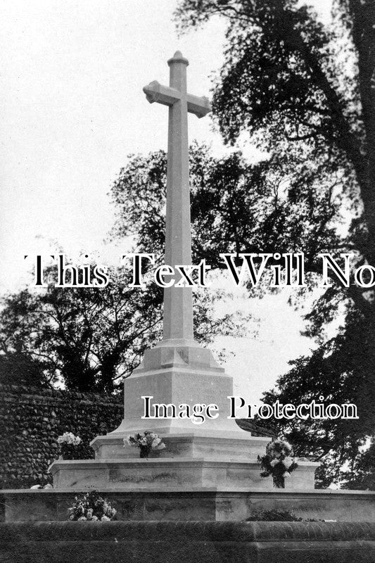 NF 638 - The War Memorial, Shotesham, Norfolk WW1 – JB Archive