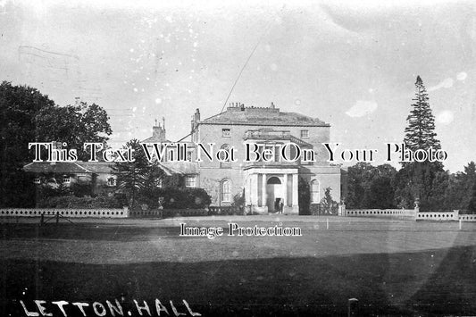 NF 652 - Letton Hall, Near Shipdham, Norfolk