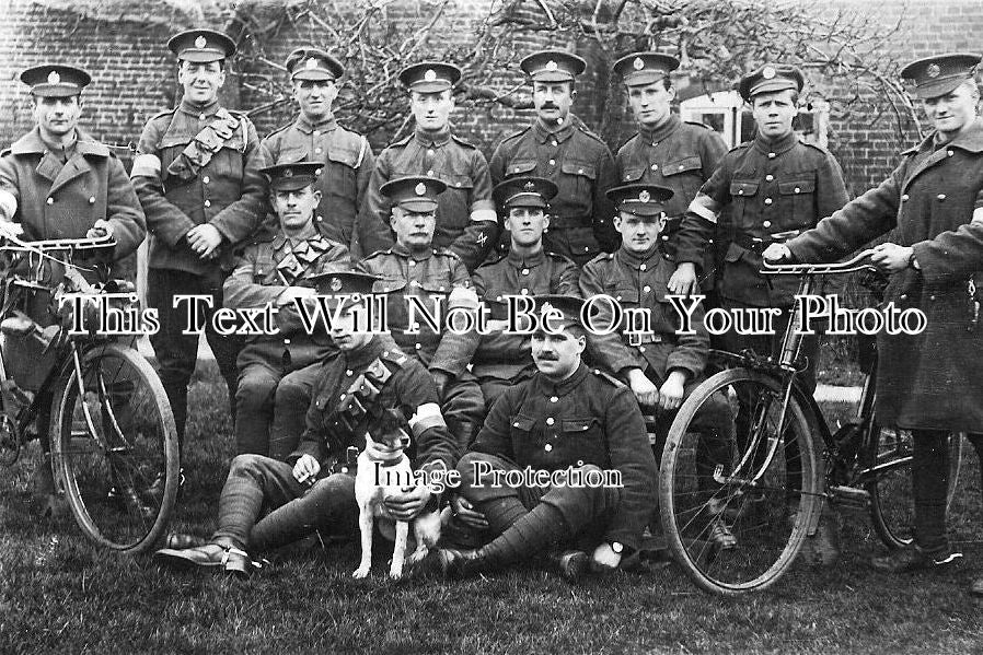 NF 656 - Soldiers Group At Bell Inn, St Olaves, Norfolk