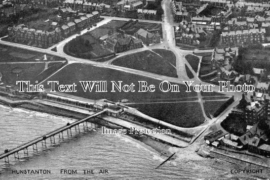 NF 670 - Hunstanton Pier, Aerial View, Norfolk c1927