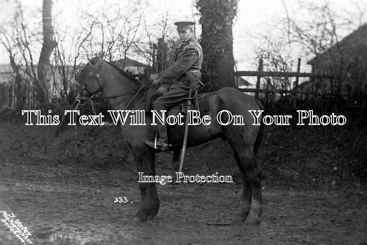 NF 692 - 2-1st Derbyshire Imperial Yeomanry, East Dereham, Norfolk 1916