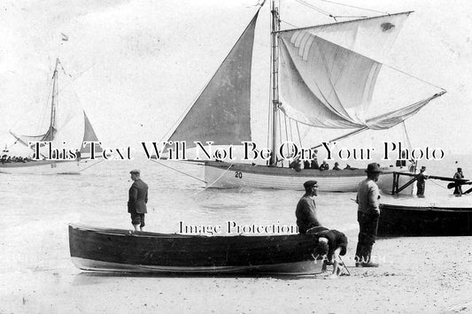 NF 7 - Sailing Ships, Great Yarmouth, Norfolk c1905