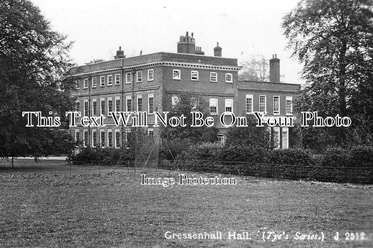 NF 700 - Gressenhall Hall, Norfolk c1920