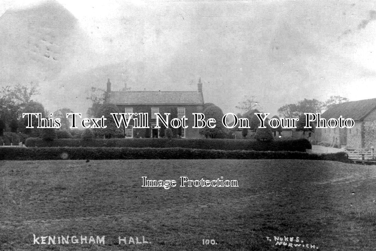 NF 702 - Keningham Hall, Norwich, Norfolk c1907