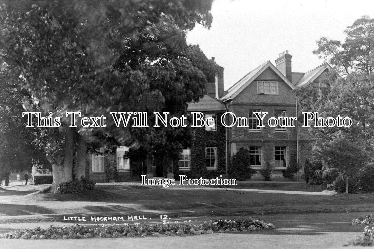 NF 728 - Little Hockham Hall, Hockham, Norfolk c1922