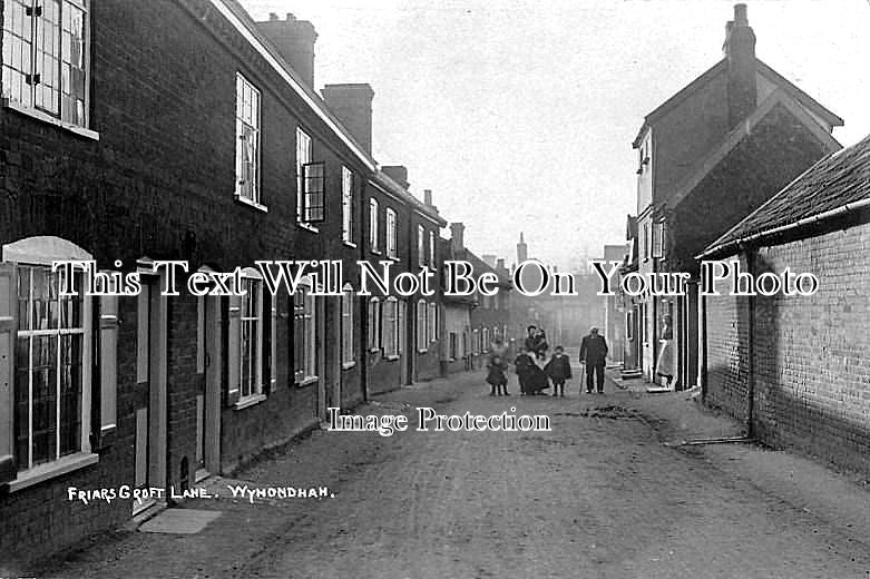 NF 77 - Friars Croft Lane, Wymondham, Norfolk c1911