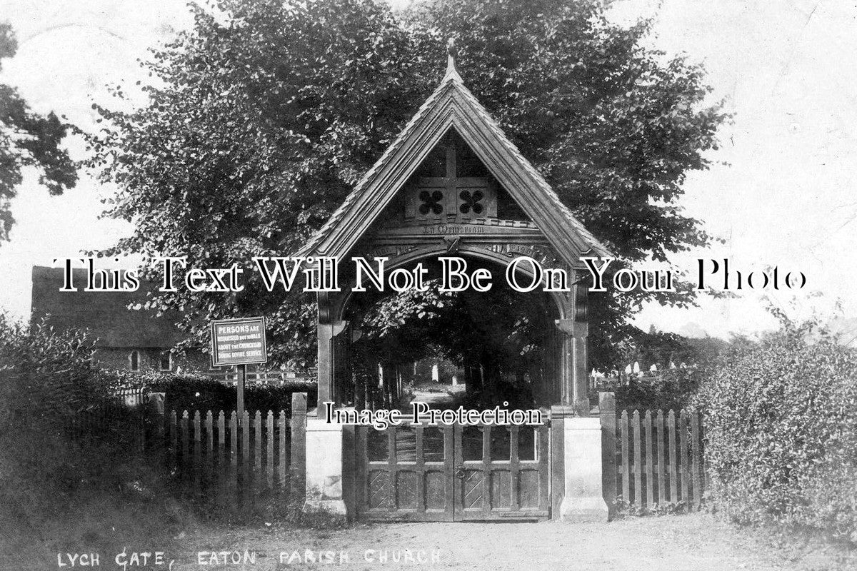 NF 773 - Lych Gate, Eaton, Norwich, Norfolk c1906