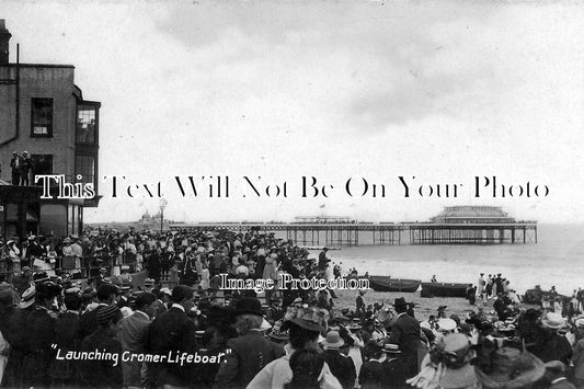 NF 78 - Launching Of Cromer Lifeboat, Norfolk