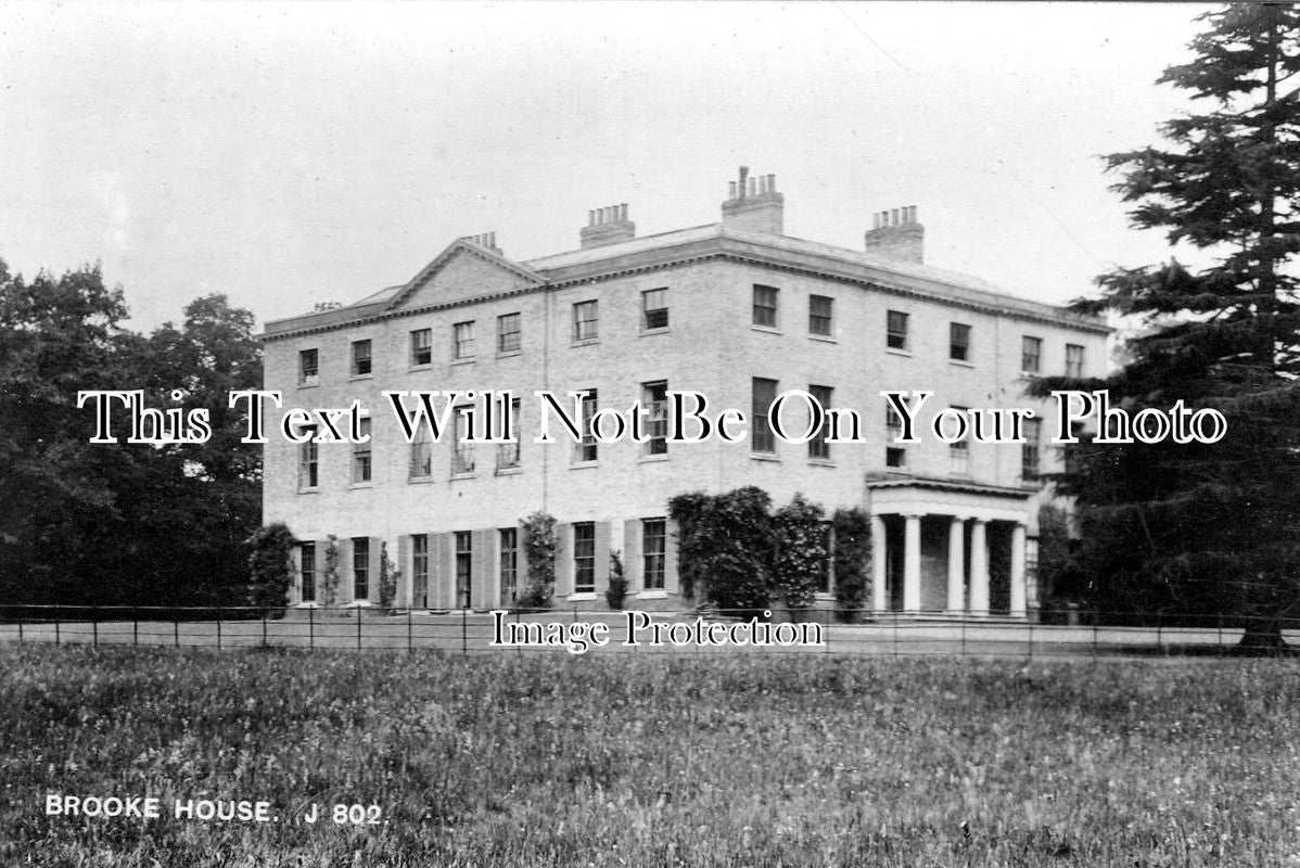 NF 820 - Brooke House, Brooke, Norfolk c1920