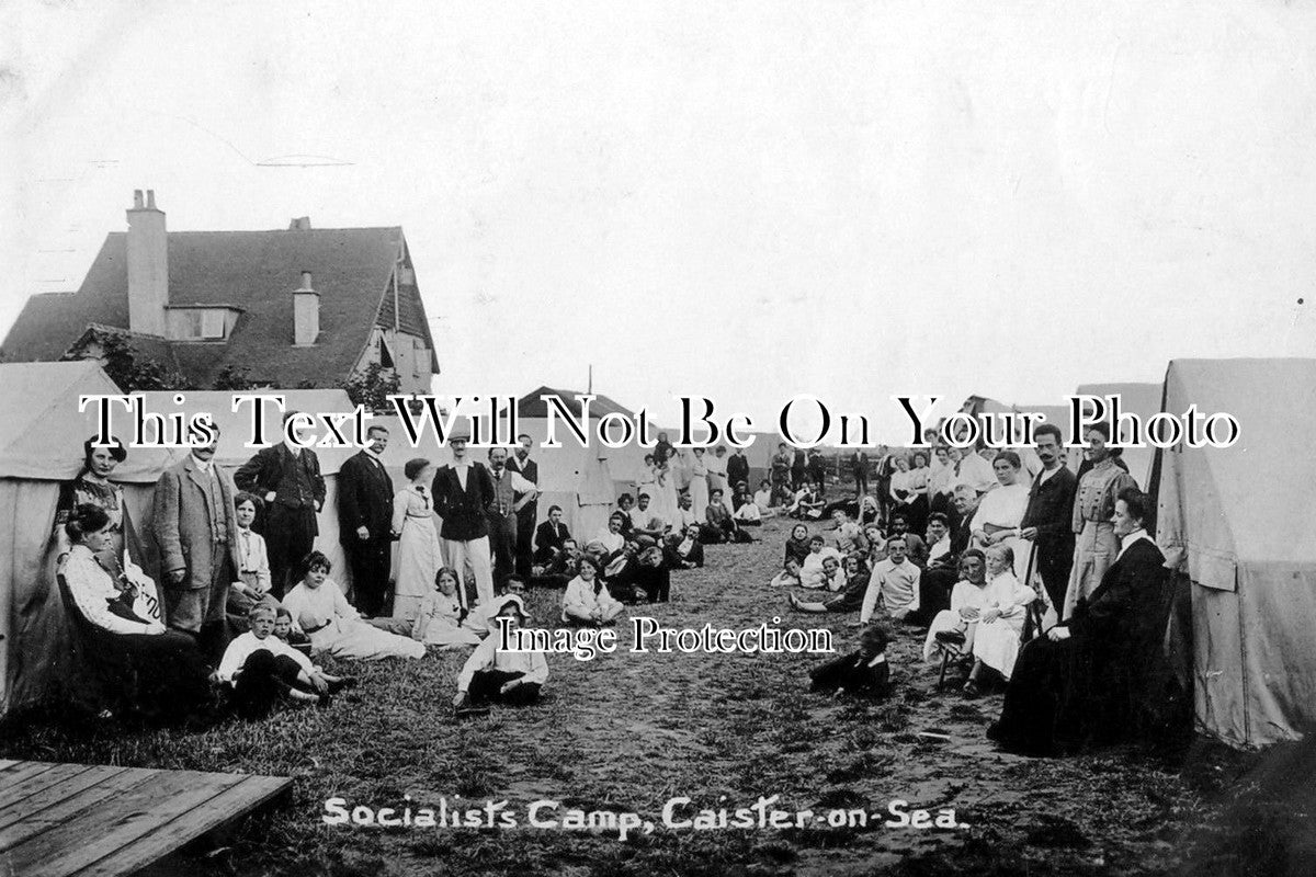 NF 829 - Political Socialists Camp, Caister, Norfolk c1913