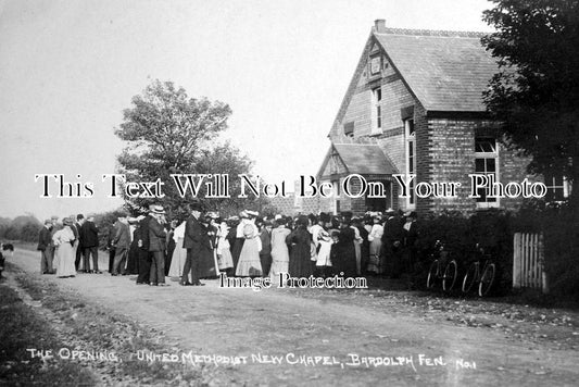 NF 851 - Opening Of Methodist Chapel, Bardolph Fen, Norfolk