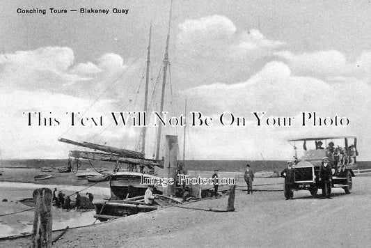 NF 863 - Coaching Tours Charabanc, Blakeney Quay, Norfolk