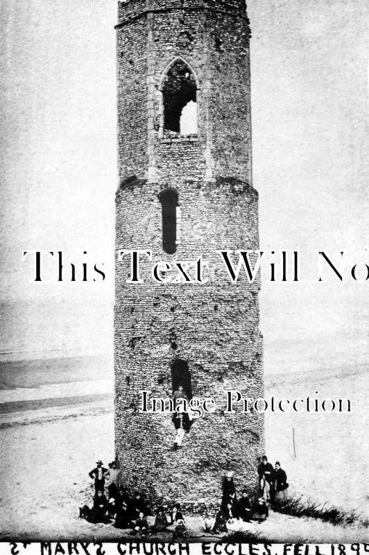 NF 872 - St Marys Church, Eccles, Norfolk 1895