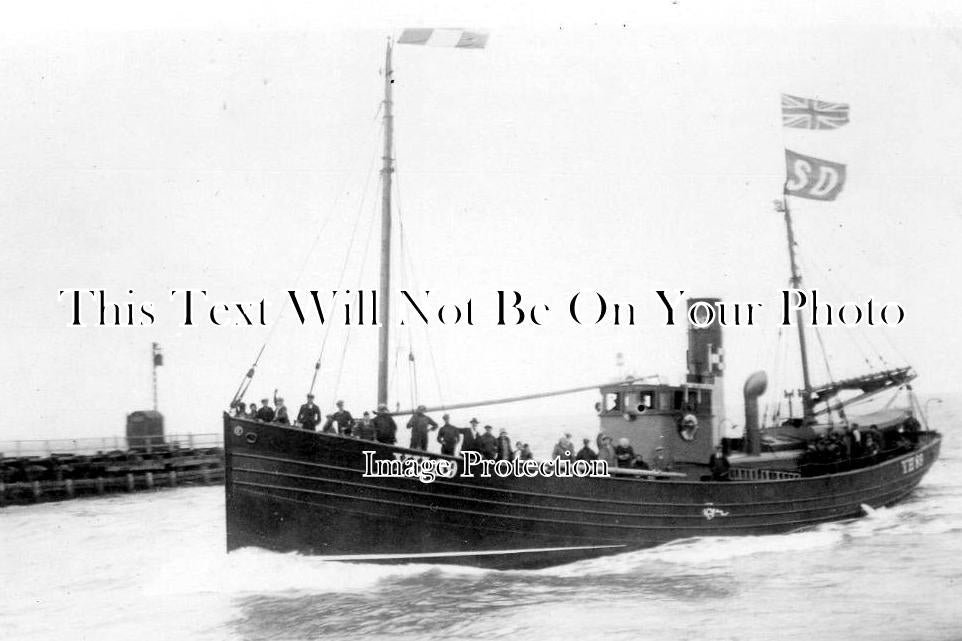 NF 879 - Herring Trawler At Great Yarmouth, Norfolk