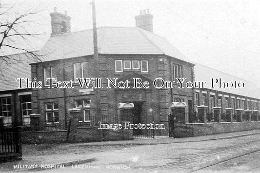 NF 886 - Military Hospital, Lakenham, Norwich, Norfolk