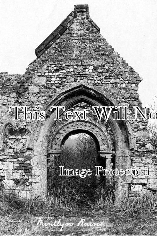 NF 892 - Mintlyn Church Ruins, Kings Lynn, Norfolk c1910