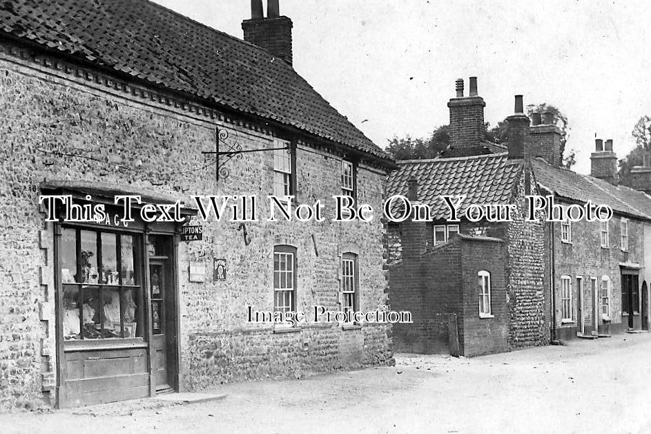 NF 904 - George Wagg Shop Front, Docking, Heacham, Norfolk c1912