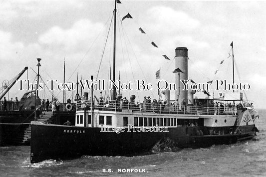 NF 959 - S.S Norfolk At Great Yarmouth, Norfolk
