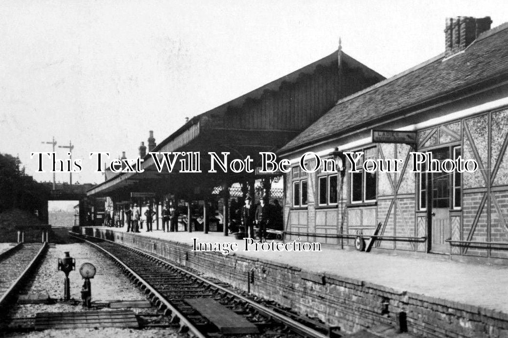 NF 990 - Melton Constable Railway Station, Norfolk c1918