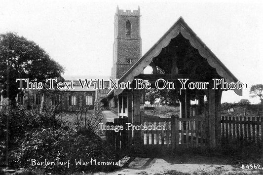 NF 996 - Church & War Memorial, Barton Turf, Norfolk
