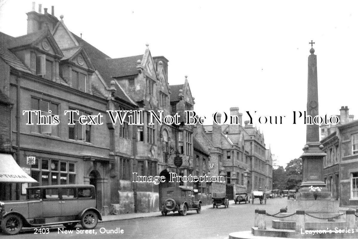 NH 1013 - New Street, Oundle, Northamptonshire c1935