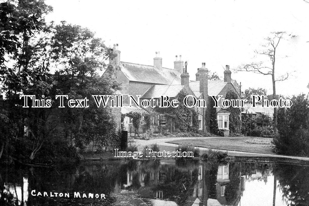 NH 1059 - Carlton Manor House, Northamptonshire c1912