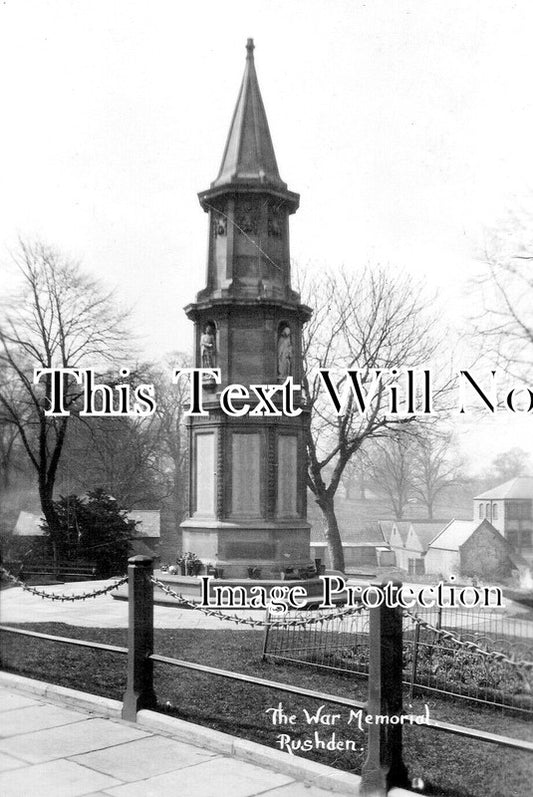 NH 1202 - Rushden War Memorial, Northamptonshire c1932