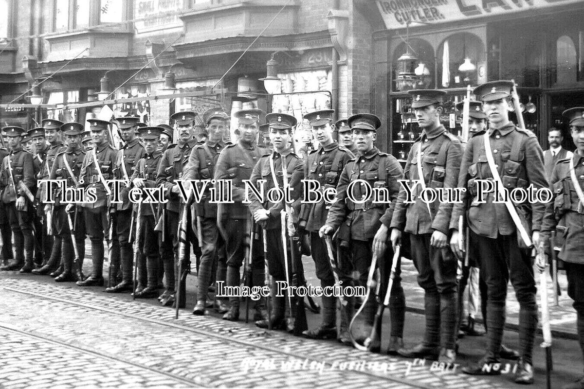 NH 1230 - 7th Battalion Royal Welsh Fusiliers, Northampton 1914