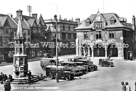 NH 1322 - Market Place, Peterborough c1953