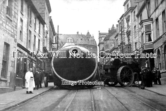 NH 1327 - Accident In Bridge Street, Northampton, Northamptonshire 1915