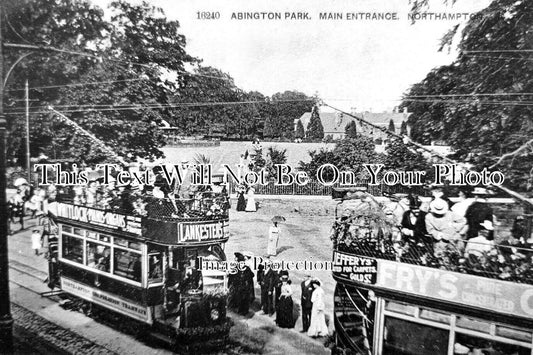 NH 1332 - Abington Park Entrance, Northampton, Northamptonshire c1905