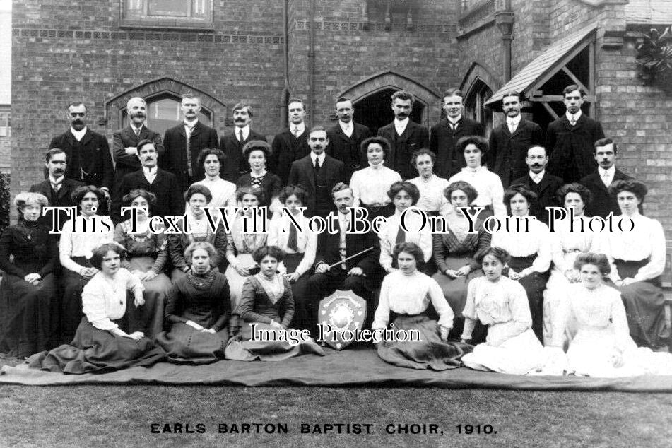 NH 1338 - Earls Barton Baptist Choir, Northamptonshire 1910