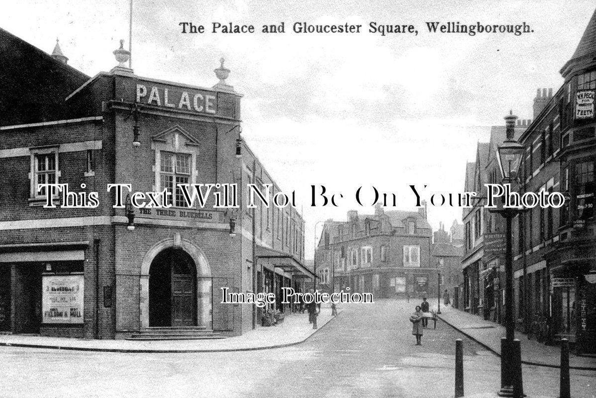 NH 1370 - The Palace & Gloucester Square, Wellingborough, Northamptonshire