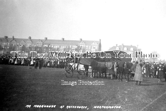 NH 1372 - William Moorhouse At Northampton Racecourse, Aviation 1911