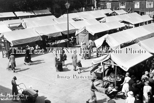 NH 1378 - The Market Square, Wellingborough, Northamptonshire