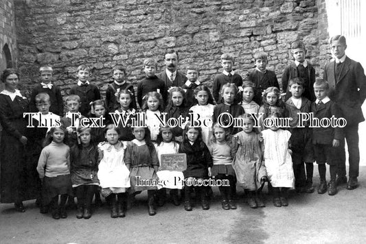 NH 1406 - Earls Barton Church Of England School Group, Northamptonshire 1914