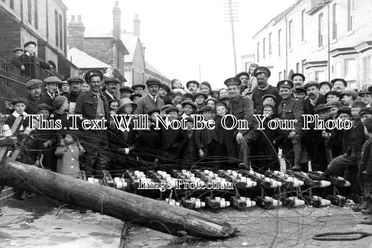 NH 1426 - Telephone Pole Collapse, Rushden, Northamptonshire