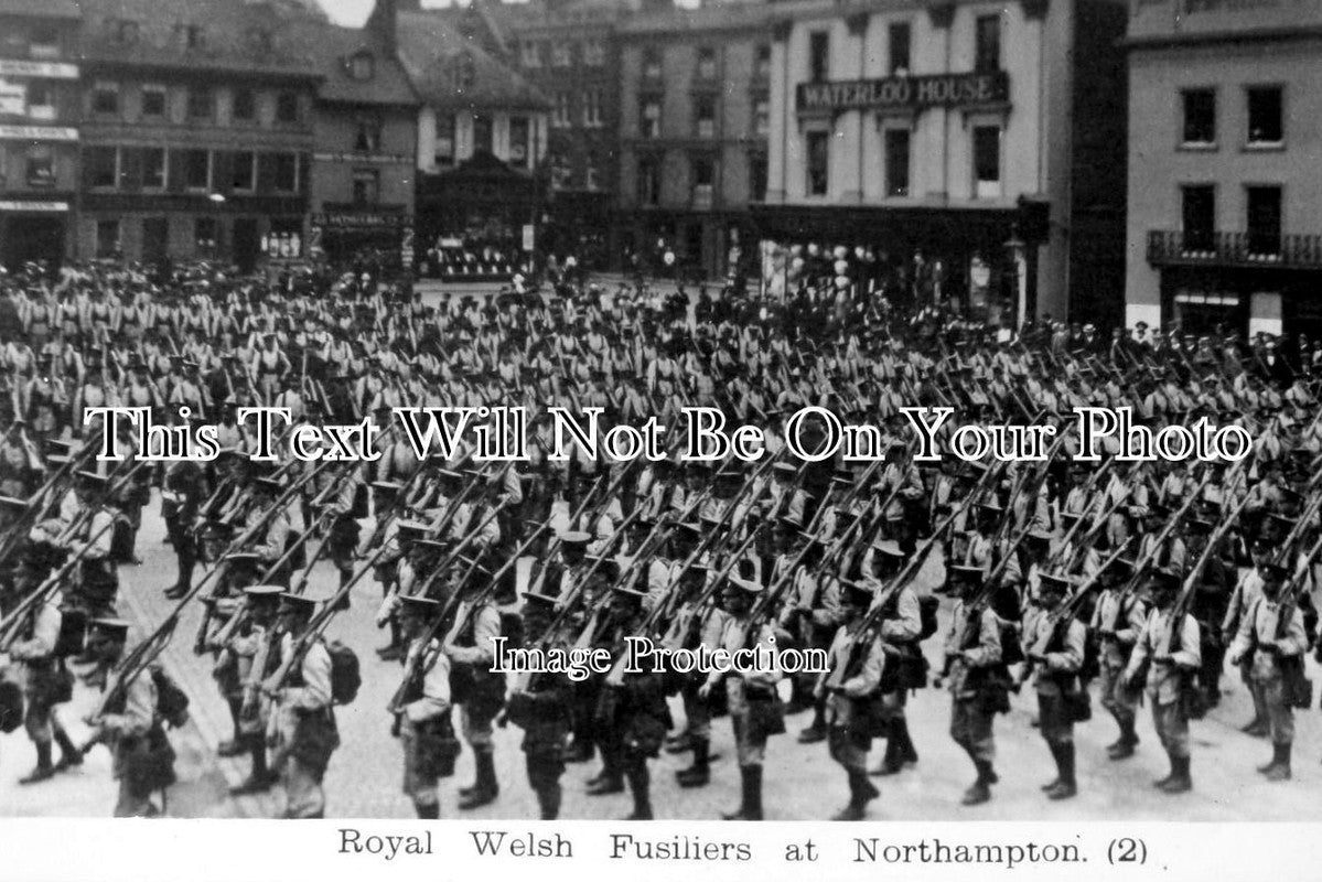 NH 143 - Royal Welsh Fusiliers, Market Square, Northampton, Northamptonshire