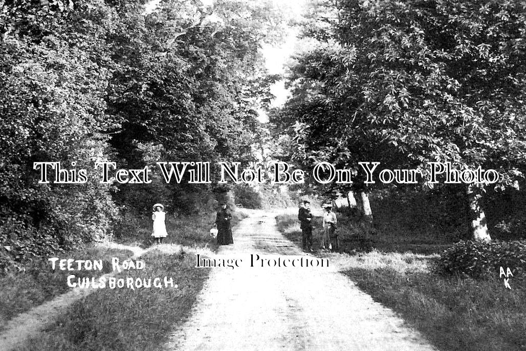 NH 1442 - Teeton Road, Guilsborough, Northamptonshire c1910