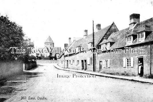 NH 1487 - Mill Lane, Oundle, Northamptonshire c1911