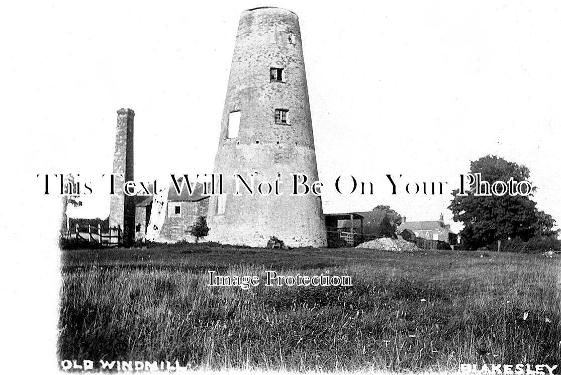 NH 1514 - Old Windmill, Blakesley Mill, Northamptonshire c1905